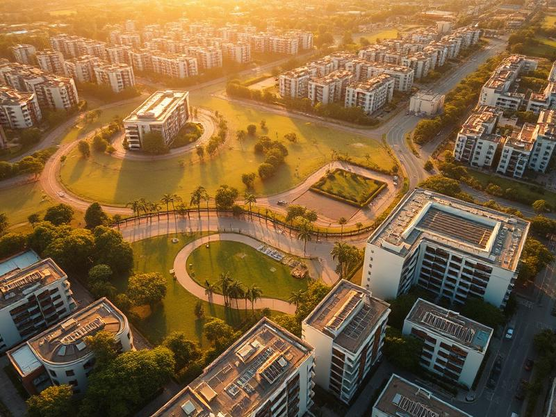 Aerial view of Igboebinie development